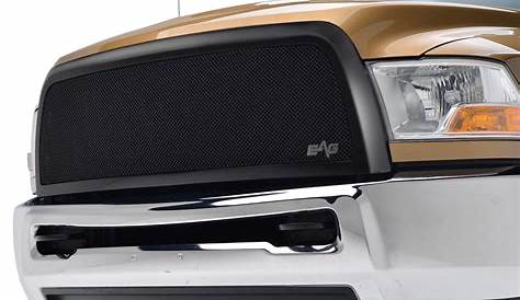 Fits 2010-2012 Dodge Ram 2500 Grille Black Stainless Steel Mesh