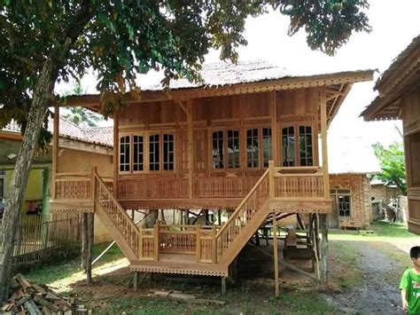 Desain rumah kayu minimalis pas buat anda. Rumah Kayu Palembang Rumah Panggung Type 48 - Rizki Rumah ...
