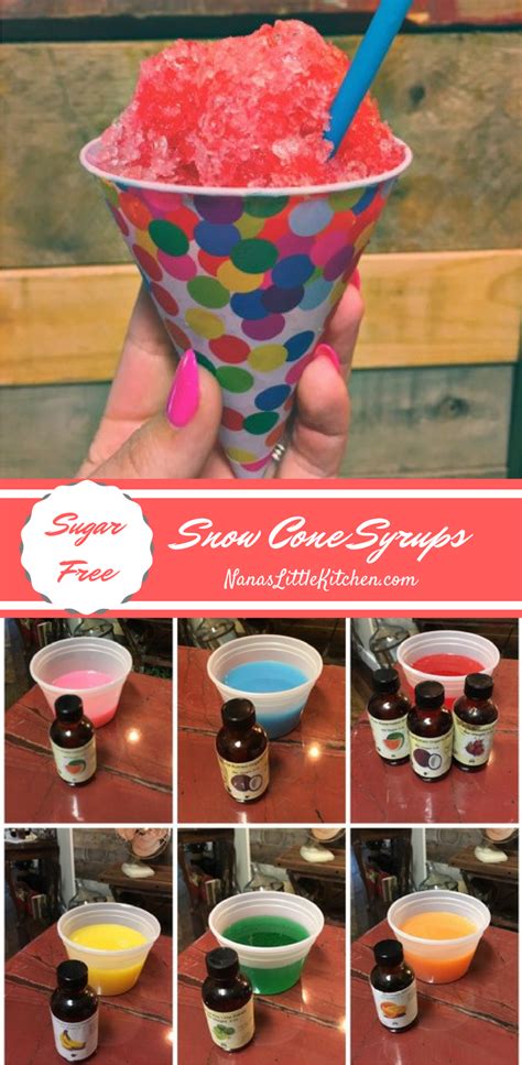 These Simple Sugar Free Snow Cone Syrups Will Have You Enjoying This No