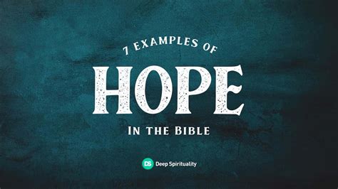 7 Examples Of Hope In The Bible For When Believing Gets Hard