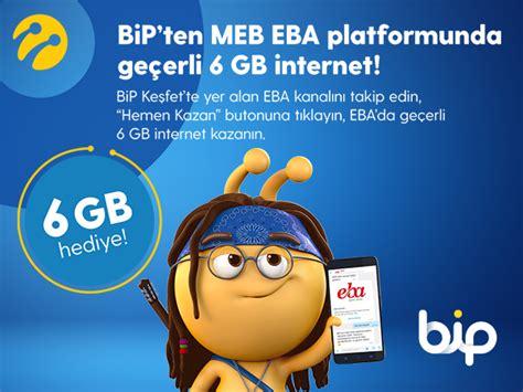 Turkcell Eba Gb Hediye Internet Kampanyas