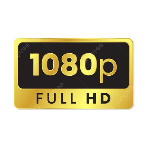 Logotipo De 1080p Png Dibujos 1080p Icono De 1080p Insignias De