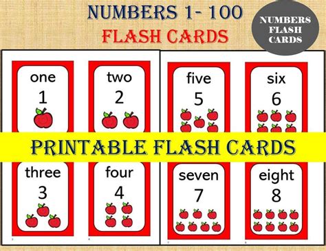 Number Flashcards Printable Pdf