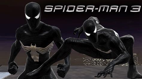 Unused 2007 Black Suit Mod Spider Man Web Of Shadows Gameplay Youtube