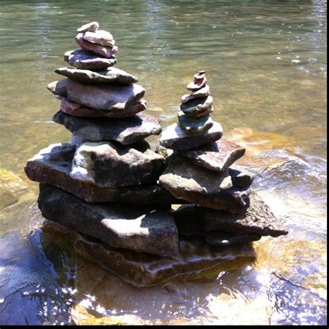 River Rock Tower River Rock Stone Cairns Sticks And Stones
