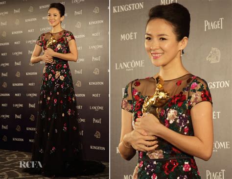 Zhang Ziyi In Zuhair Murad 50th Golden Horse Awards After Party Red