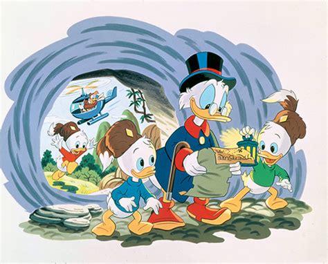 Ducktales Scrooge Mcduck With Huey Louie Dewey D23