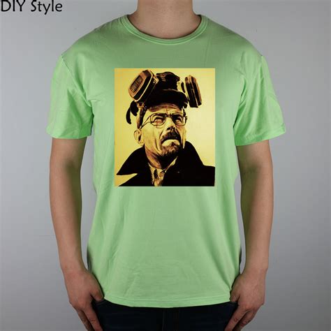 Walter White From Breaking Bad By T Shirt Top Lycra Cotton Men T Shirt