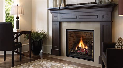 This gas fireplace with a durable stone tile surround fits the design and style of many homes. Regency L965E Large Gas Fireplace - Superior Stone & Fireplace