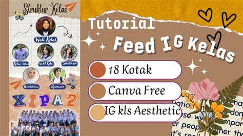 Puzzle Feed Ig Kelas Di Canva Aesthetic Kotak Struktur Kelas Youtube