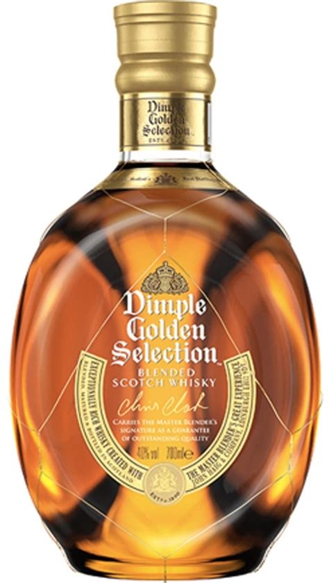 Blended Scotch Whisky 70cl Golden Selection Dimple Bottle Of Italy