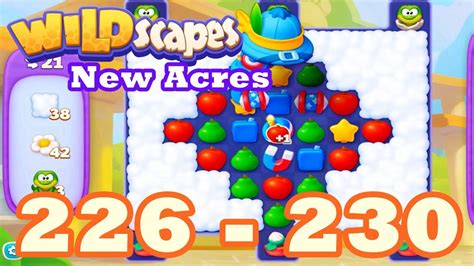 Wildscapes New Acres Level 226 230 Hd Gameplay 3 Match Puzzle