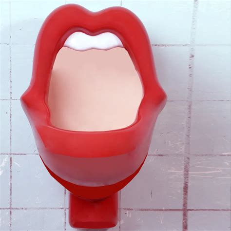 Back Inlet Urinal Piss Urination Club Salon Toy Sanitary Closet Big Mouth Adult Play Wc Male