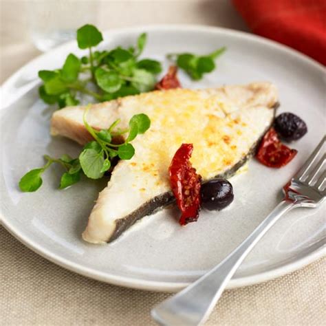 This recipe is simple, quick, fresh and uses pantry ingredients you might already have on hand. Baked Mediterranean Halibut - Good Housekeeping