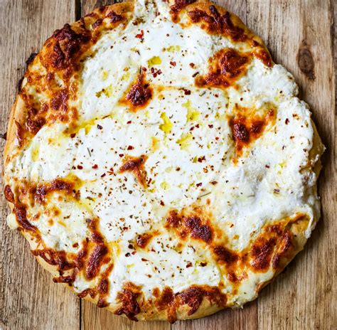 The Best 3 Cheese White Pizza Modern Honey