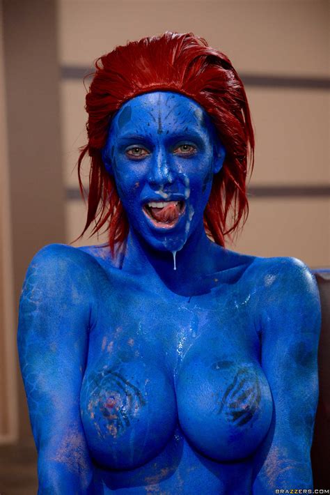 Lady With Blue Skin Is Getting Doublefucked Photos Nicole