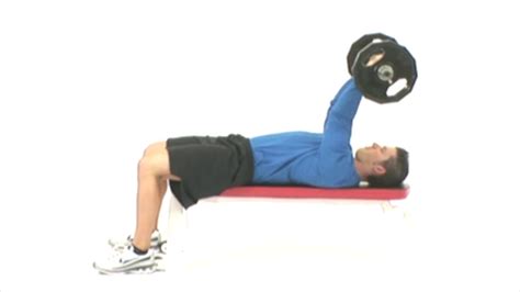 Supine Barbell Extension Youtube