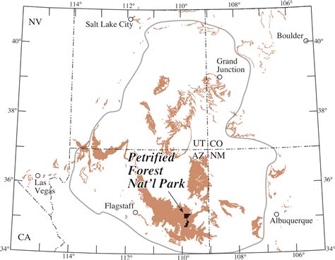 26 Petrified Forest National Park Map Maps Online For You