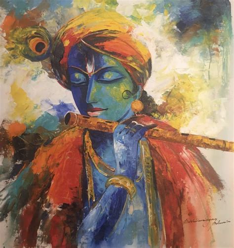 Pin By Suresh Dhawan On Krishna Krishna Painting Krishna Art Painting