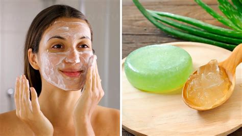 Make Your Skin Glow With This Homemade Aloe Vera Soap Youtube