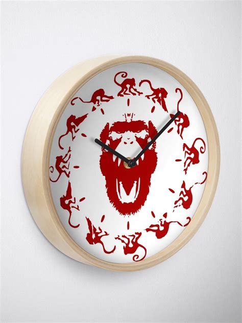 The future of live tv with 70 channels. "12 Monkeys logo - clock" Clock by MariUy19 | Redbubble