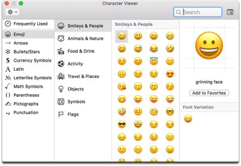 Macos A Fast Keyboard Shortcut For Mac Emojis Mid Atlantic