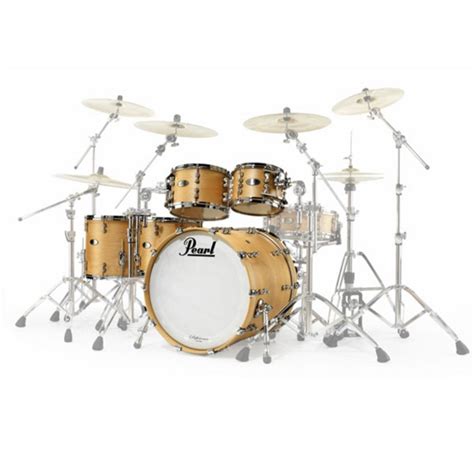 Disc Pearl Masters Premium Legend 4 Piece Drum Kit Natural Maple