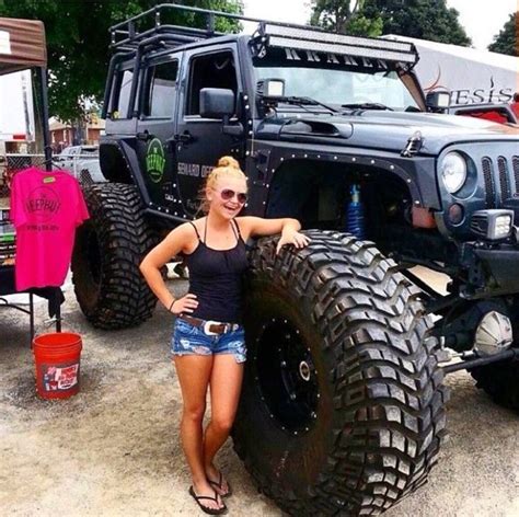 Pin On Girls And Their Jeeps Subject Matter Too Hot Not To Have Their