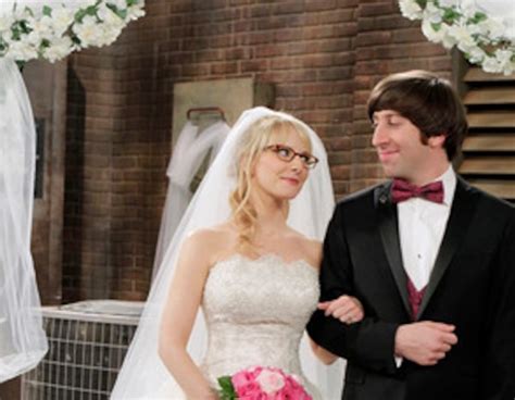 Howard And Bernadette The Big Bang Theory From Top Tv Weddings E News