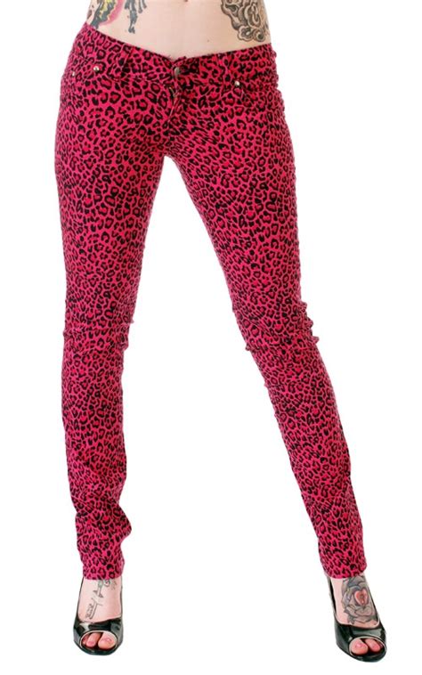 Leopard Jeans EPIC Womens Jeans Skinny Alternative Clothing Brand