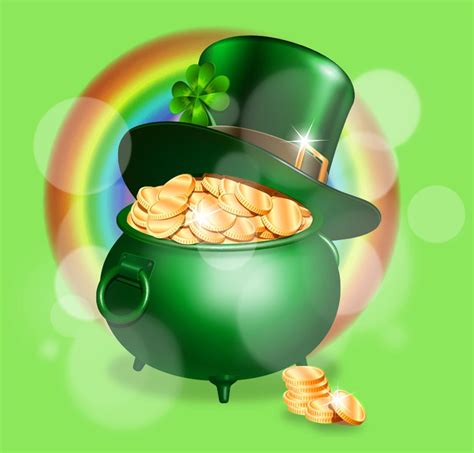 The origin of lucky charms. FIND YOUR POT OF GOLD