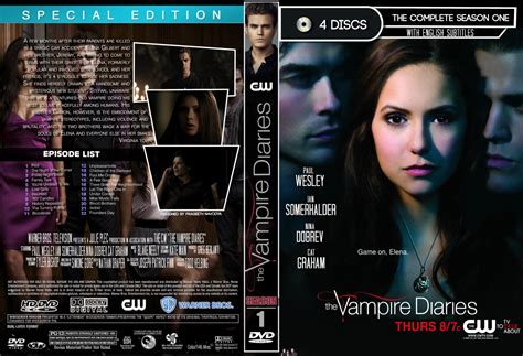 Vampire Diaries Season One Custom Dvd Cover Dvdcovercom