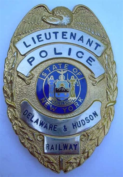 Us State Of New York Delaware And Hudson Railway Police Department