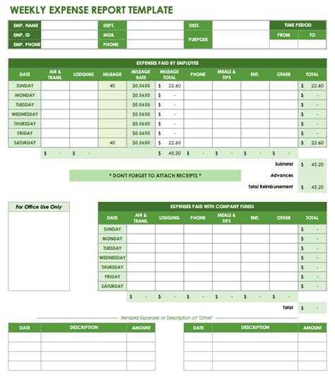 15 Excel Templates For Business Expenses Doctemplates