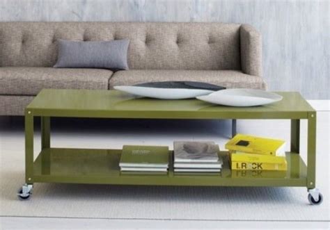 Either way the table's surface can be used for snack bowls and drinking glasses on movie night, or for more decorative purposes. Narrow Coffee Table Design Images Photos Pictures