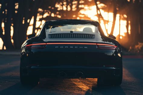 Porsche 911 Turbo Black Wallpaper