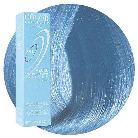 Azure Semi Permanent Hair Color Colors Ion Color Brilliance And Hair