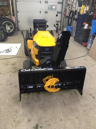 Cub Cadet 42 In 3 Stage Snow Blower Attachment For Cub Cadet Xt1 And
