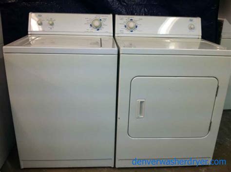 Combining a washing machine and dryer in one unit, you simply load up, select your programme and wait for your clean and dry clothes to come out the other end! Large Images for Rockin Roper Washer/Dryer Set - #1110