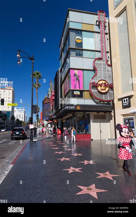 Hollywood Walk Of Fame Fotos Und Bildmaterial In Hoher Auflösung Alamy
