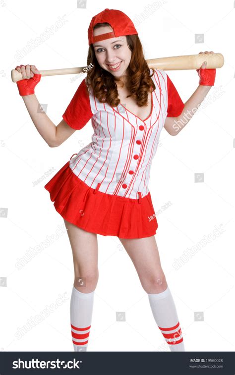 Sexy Baseball Girl Stock Photo 19560028 Shutterstock
