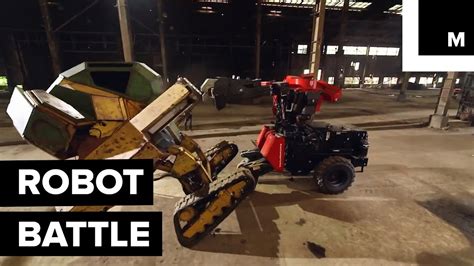 World's First Giant Robot Battle Just Happened: Japan vs. USA - YouTube