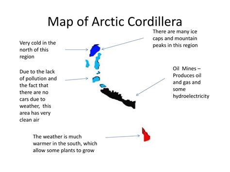 Map Of Arctic Cordillera L 