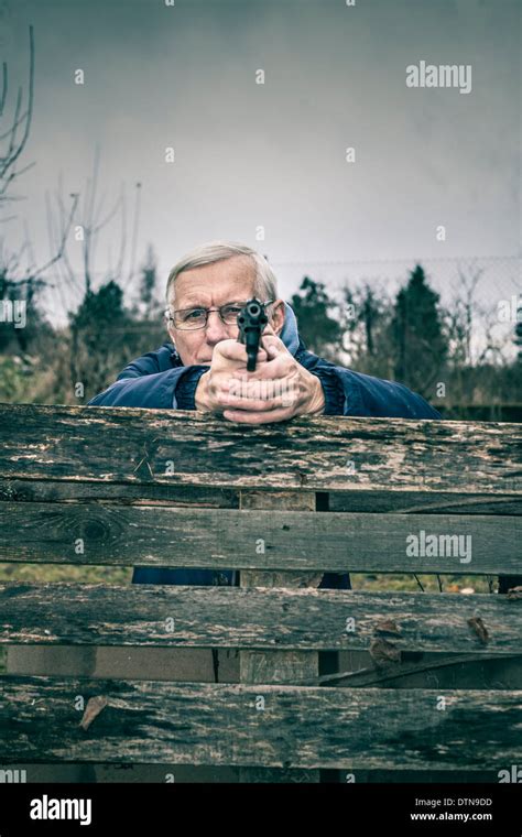 Aiming Gun Hi Res Stock Photography And Images Alamy