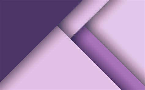 Download Wallpapers Violet Triangles 4k Material Design Geometric