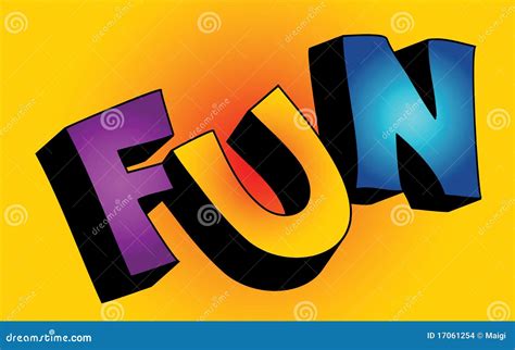 Fun Word Stock Illustrations 70636 Fun Word Stock Illustrations