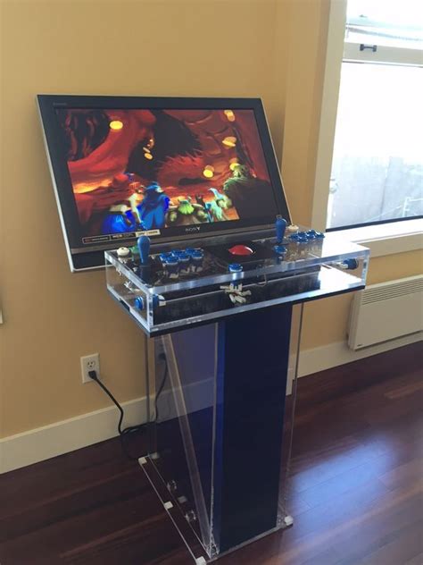 How to build a video game cabinet. Acrylic stand | Arcade cabinet, Arcade games, Video game rooms