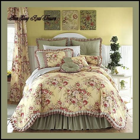 17 Best Images About Toile Comforter Gardens Toile Bedding And Toile