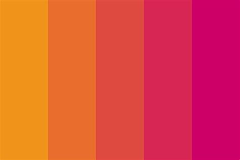 Cool Pink And Orange Color Scheme Ideas
