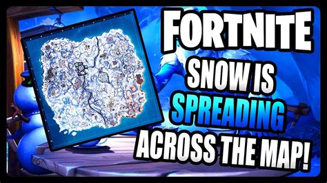 Snow Is Slowly Spreading Across The Map Fortnite Season 7 Youtube